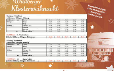 Busfahrpläne zur Klosterweihnacht 2025