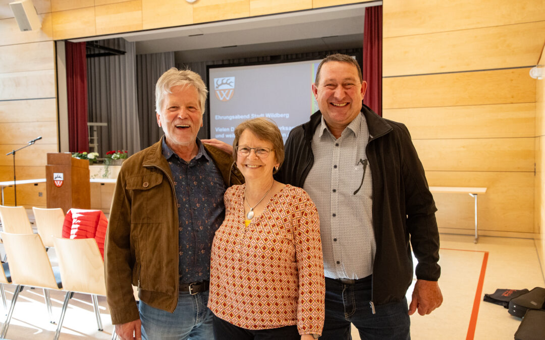 Ehrung für drei unserer Mitglieder